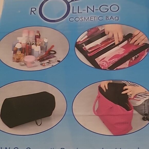 Black Cosmetic Bag - Picture 4 of 5